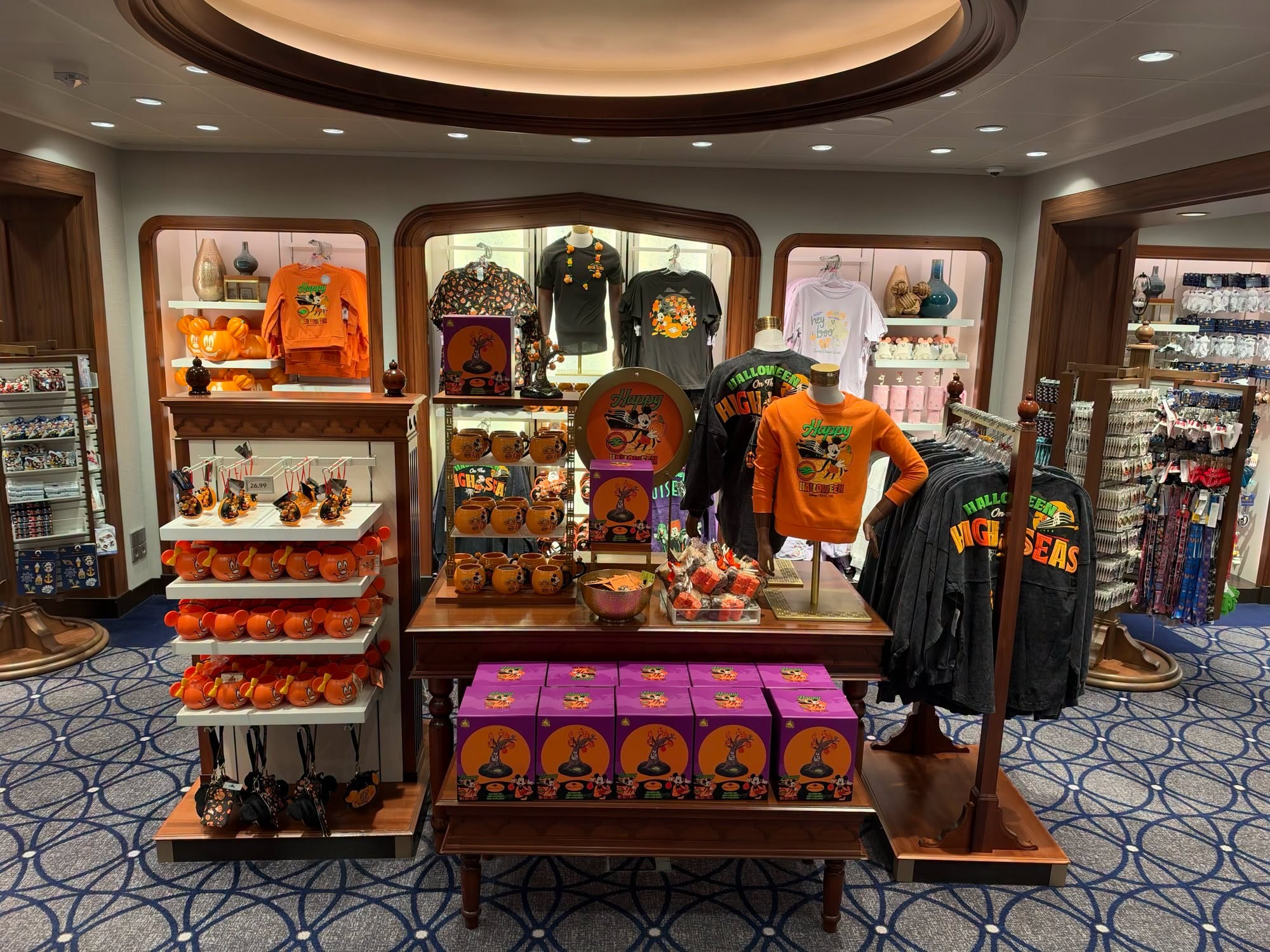 Halloween on the High Seas merchandise on Disney Wish