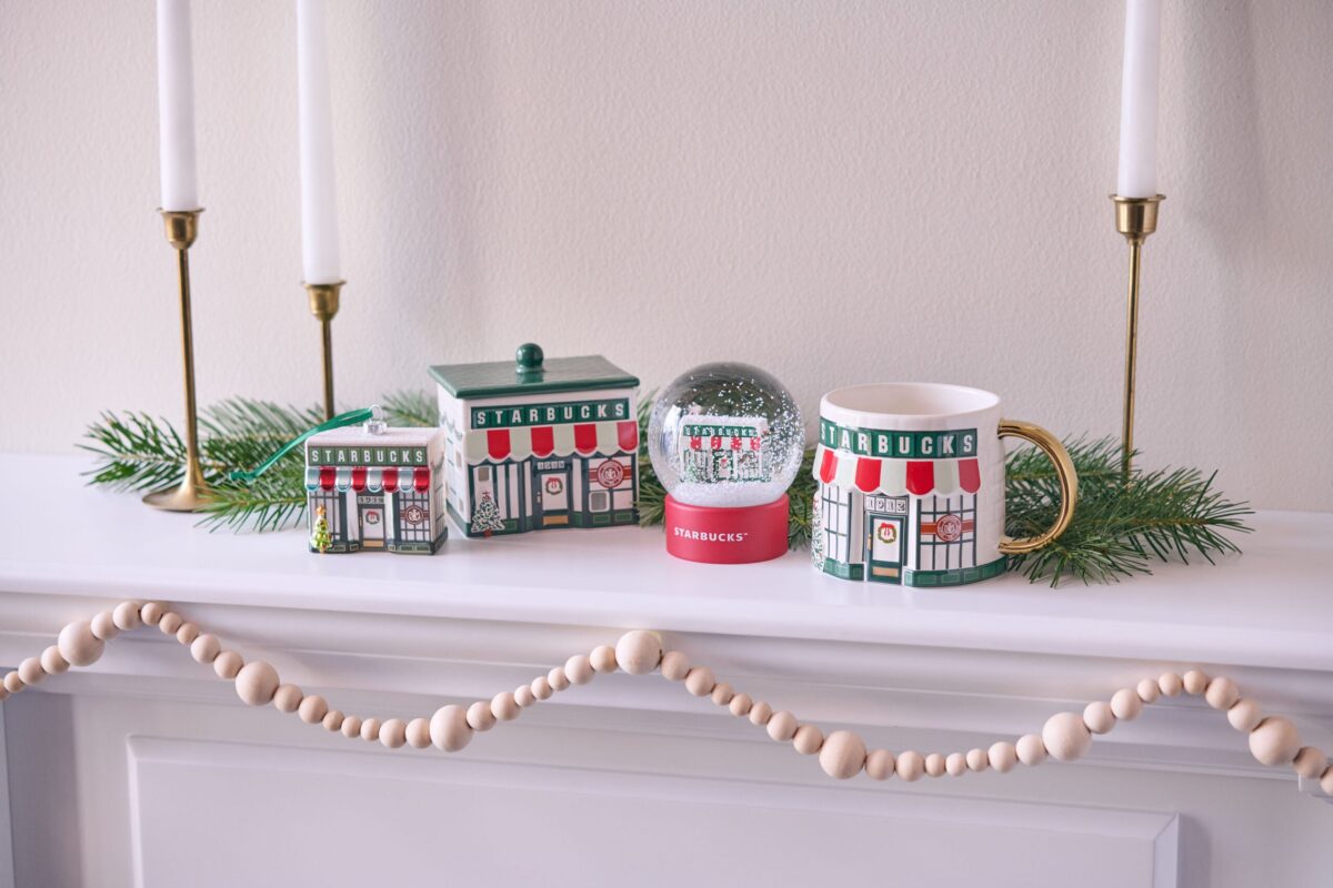 Starbucks Holiday Village collection promotional image