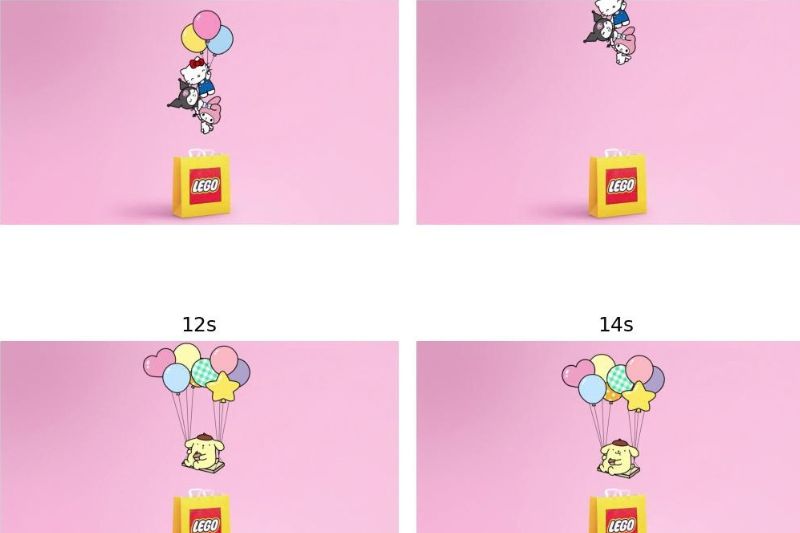 Hello Kitty snapshot from Lego promotional video