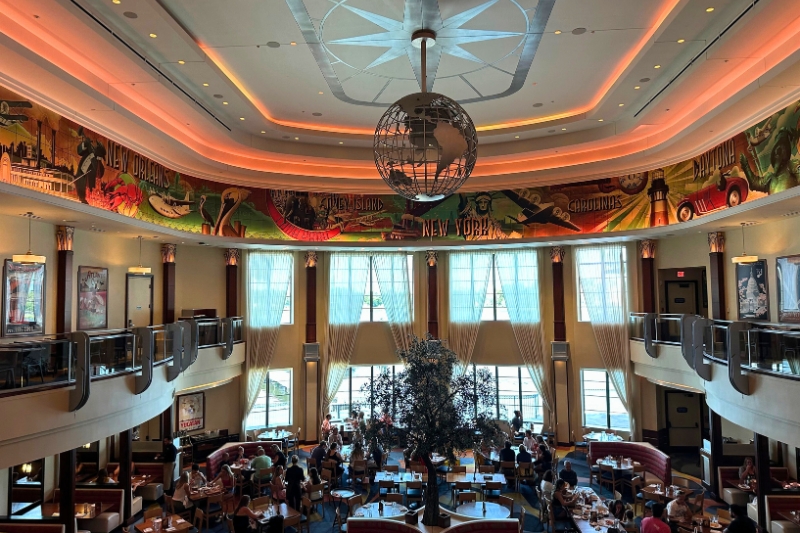 Maria & Enzo's Ristorante dining room view from balcony - Photo by Dani Meyering