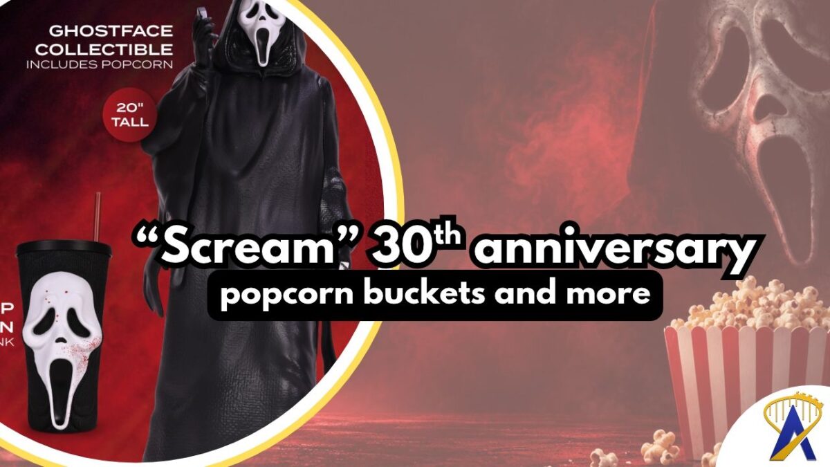 Movie theater collectibles Ghostface Scream 30th anniversary