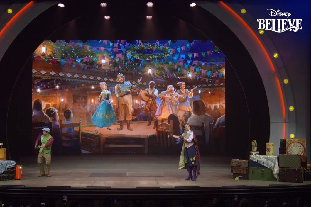 Oaken's Table rendering shown during Disney Believe reveal live stream.