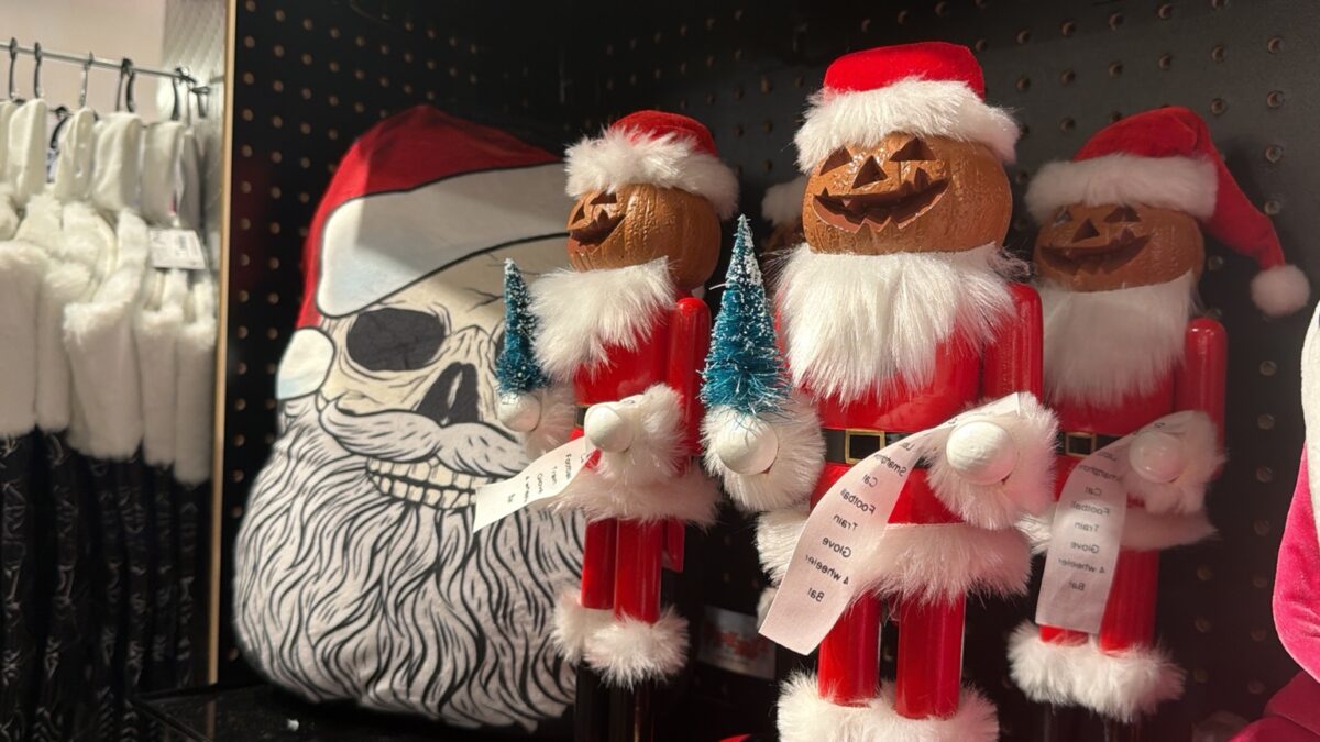 Pumpkin Santa nutcracker Spirit Christmas - Photo by Dani Meyering