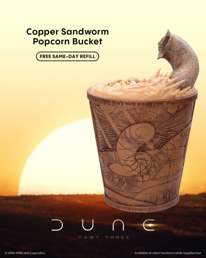 Sandworm bucket Dune Part Three 