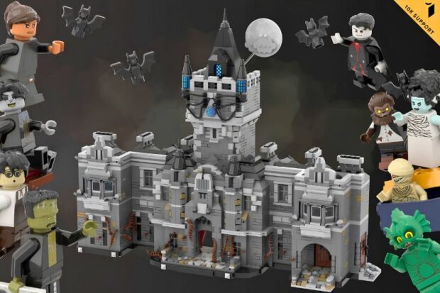 Wolf Rider Miniatures Lego Monsters Unchained Fan Creator Flew to Epic Universe to Finish Model