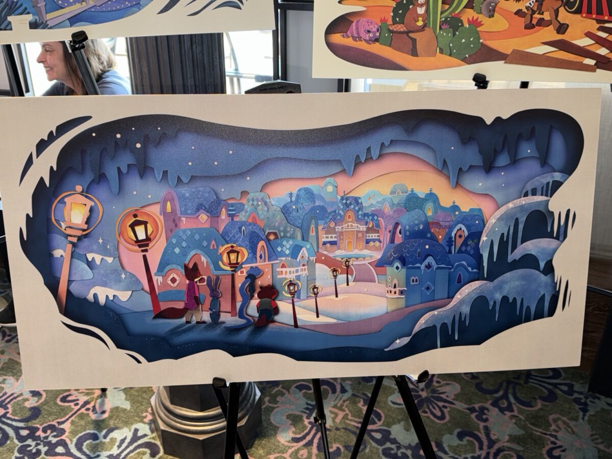 Zootopia 2 tundra town artwork Disney Believe reveal cruise 