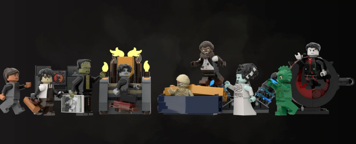 idea for Universal Monsters Unchained Lego set minifigures